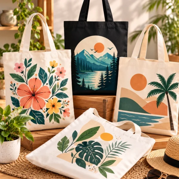 Teemint Tote Bags Artwork