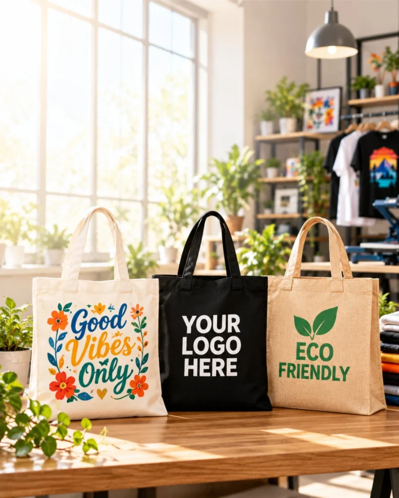 Teemint Tote Bags Custom Print