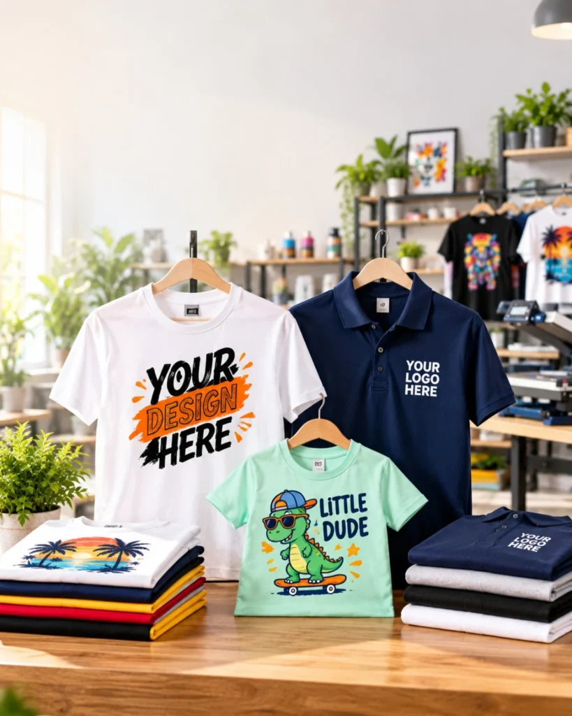 Teemint Tshirts Polos Kids Display