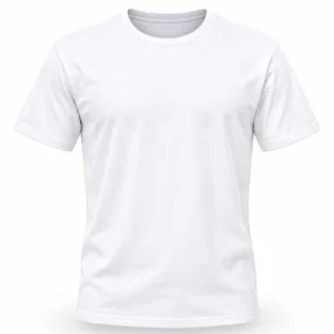Teemint White Round Neck Tshirt