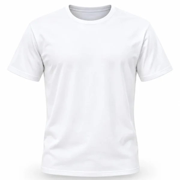 Teemint White Round Neck Tshirt
